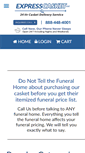 Mobile Screenshot of expresscasket.com